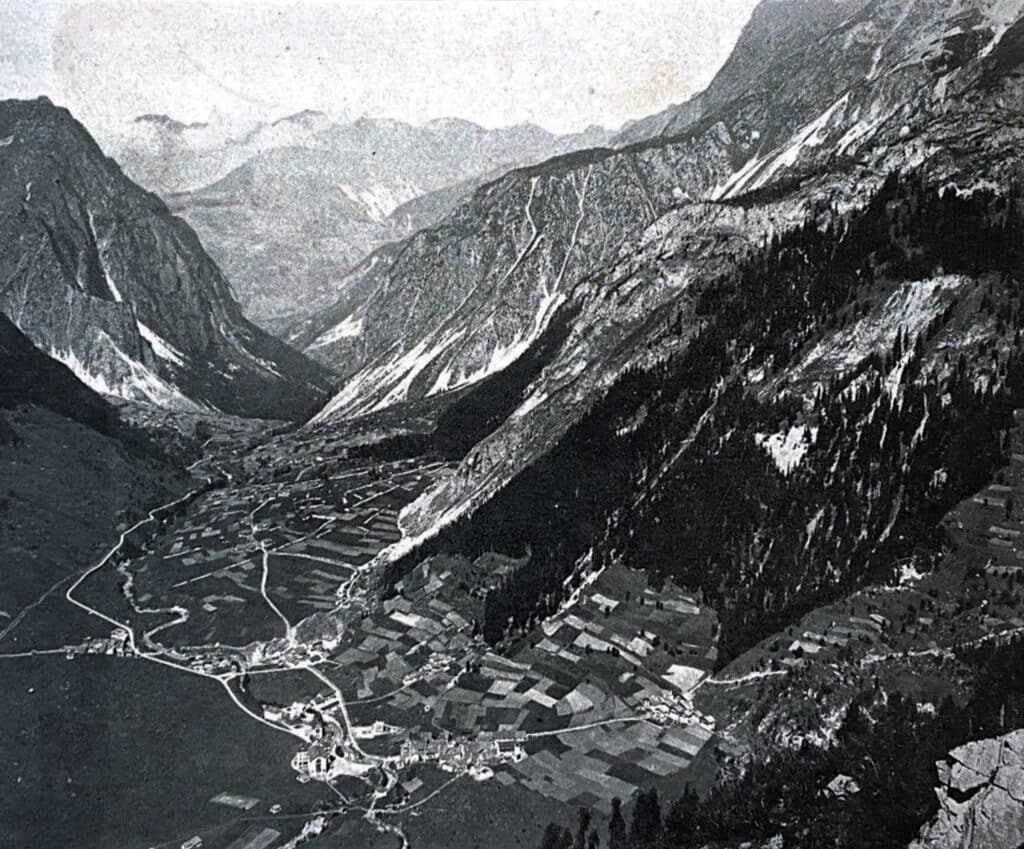 Village de montagne emblématique des Alpes