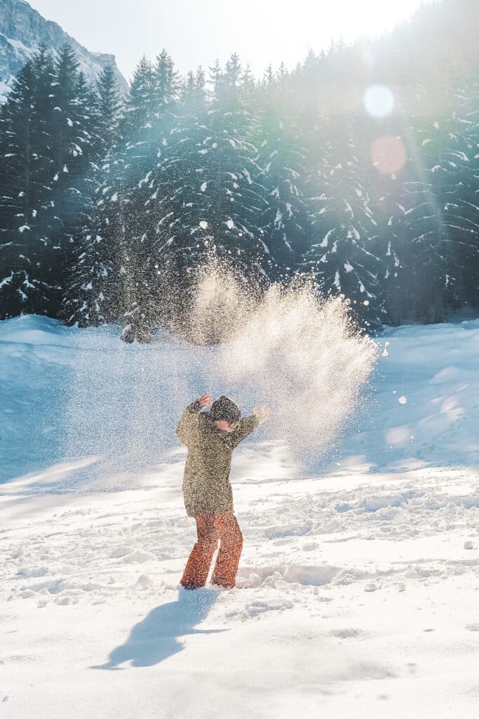 Activités enfant neige